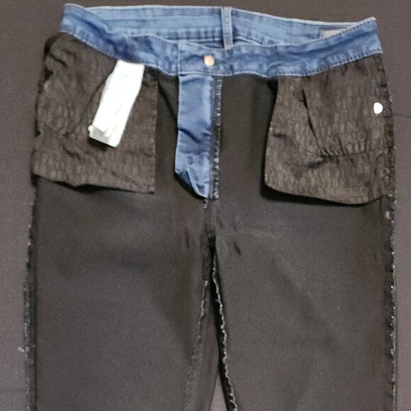 Buffalo David Bitton Size 29 Faith Jeans Mid Rise Super Skinny Stretch Dark Wash - Picture 6 of 15